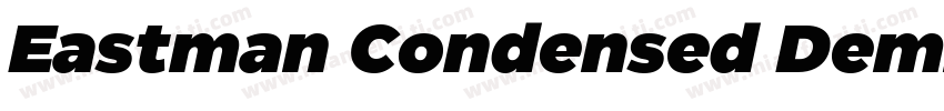 Eastman Condensed DemiBold字体转换